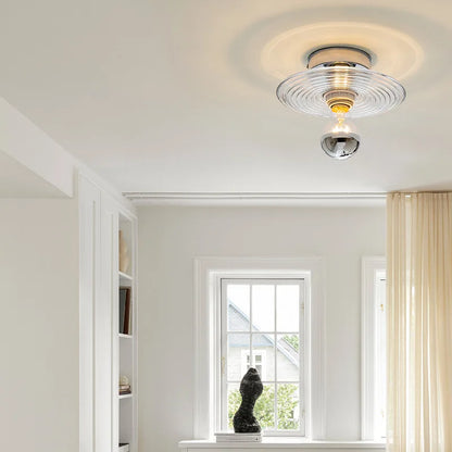 Applique Murale Vintage LED en Verre – Charme Nostalgique avec Design Moderne