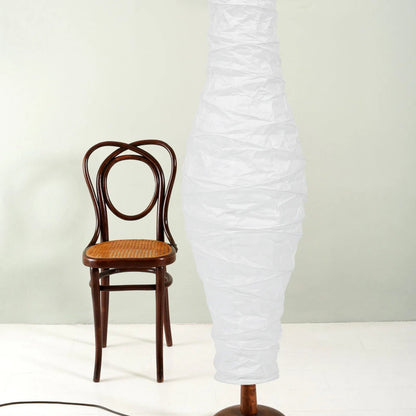 Abat Jour Lampadaire Vertical de Style Nordique en Papier
