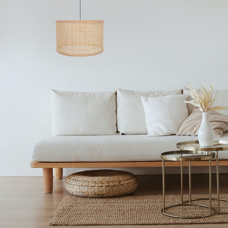 Abat Jour Vintage Pratique et Durable en Rotin