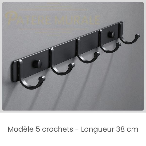 accroche manteau 5 crochets