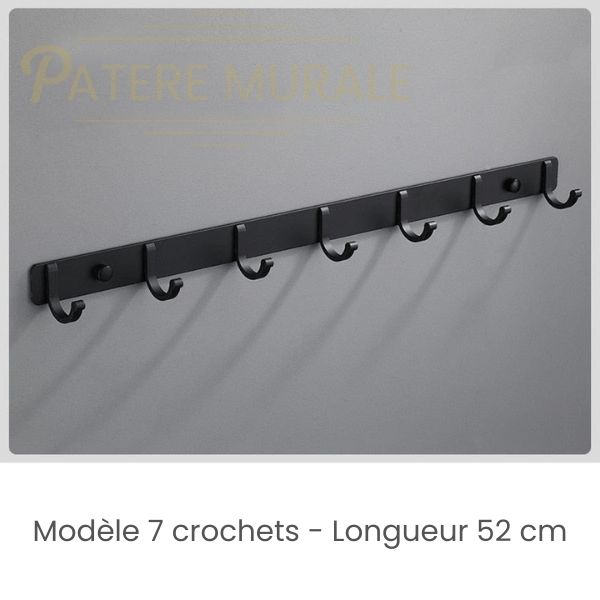 accroche manteau 7 crochets