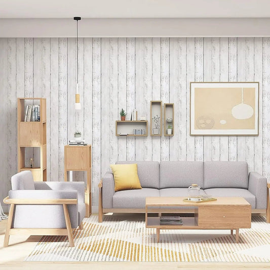 Adhésif Plan de Travail de Style Rustique avec Effet Bois