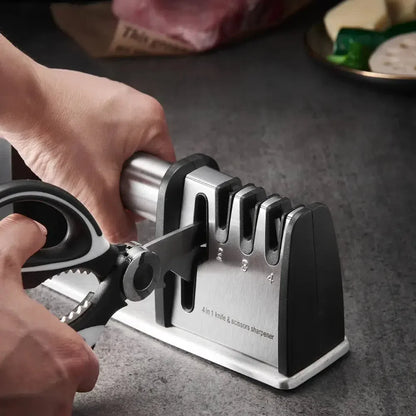 Aiguiseur de ciseaux compact et esthétique