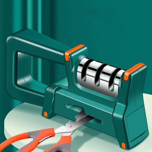 Aiguiseur de couteaux compact avec poignée intégrée