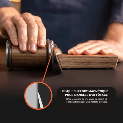 Affûteur Rouleau Couteau en Bois pour Lame de précision
