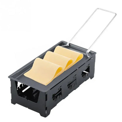 Appareil Raclette Portable en Acier Inoxydable