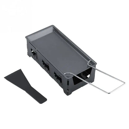 Appareil Raclette Portable en Acier Inoxydable