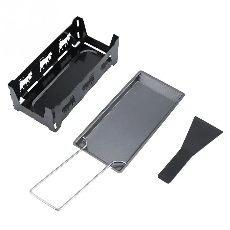 Appareil Raclette Portable en Acier Inoxydable