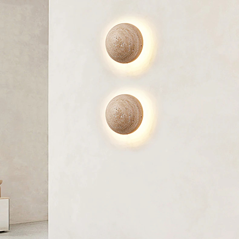 Applique Murale Effet Marbre de Style Nordique