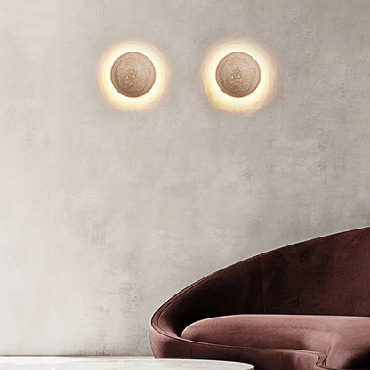 Applique Murale Effet Marbre de Style Nordique