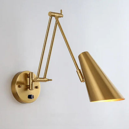 Applique Murale LED Dorée et Amovible