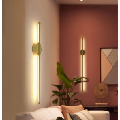 Applique Murale LED Linéaire Aluminium Premium - Lueur Élégante