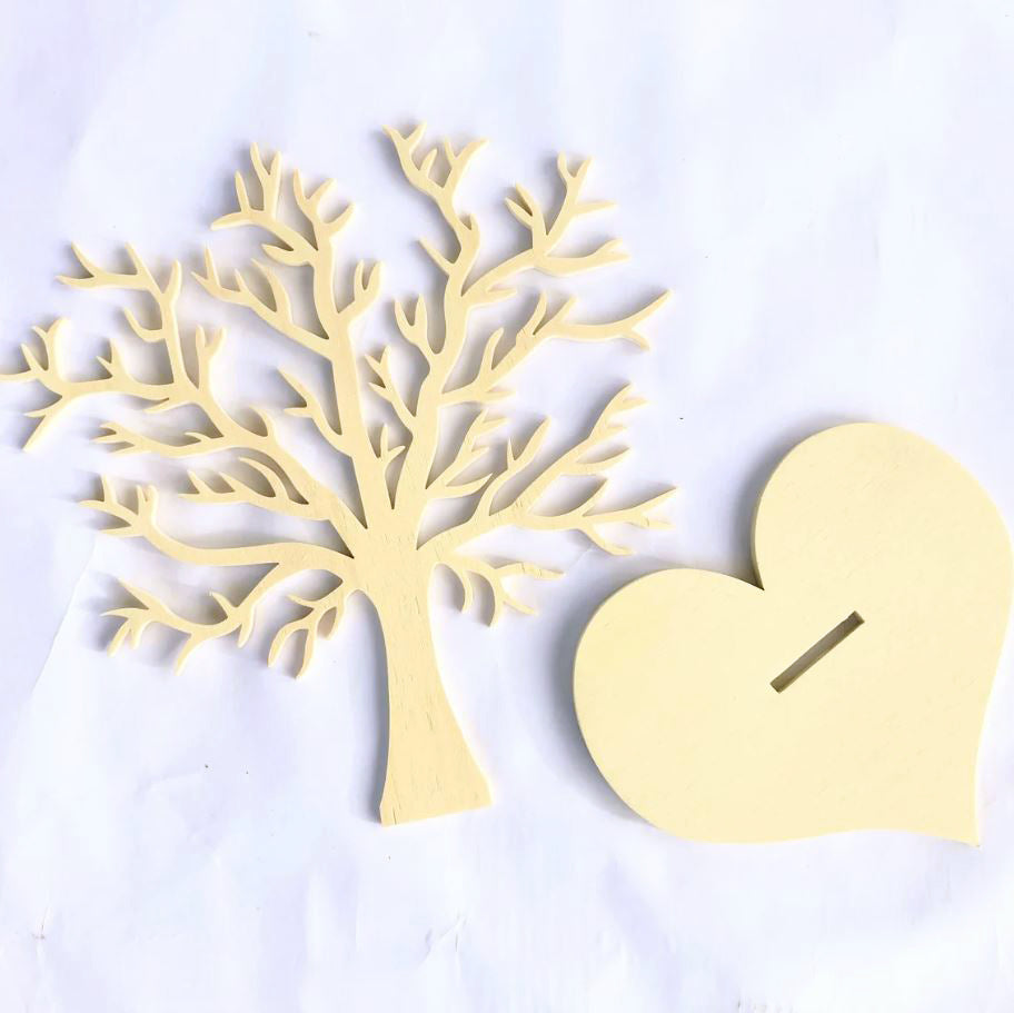 Arbre à bijoux branches fines en bois