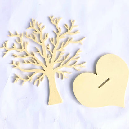 Arbre à bijoux branches fines en bois