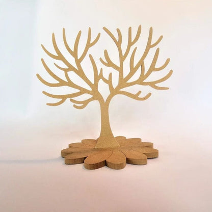 Arbre à bijoux cornes de cerf en bois de peuplier