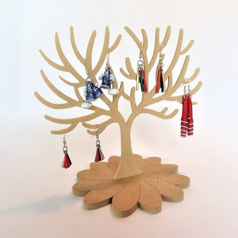 Arbre à bijoux cornes de cerf en bois de peuplier