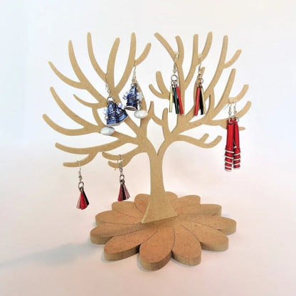 Arbre à bijoux cornes de cerf en bois de peuplier