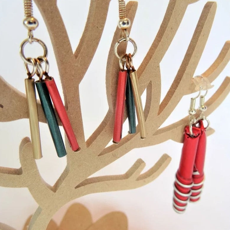 Arbre à bijoux en bois de peuplier