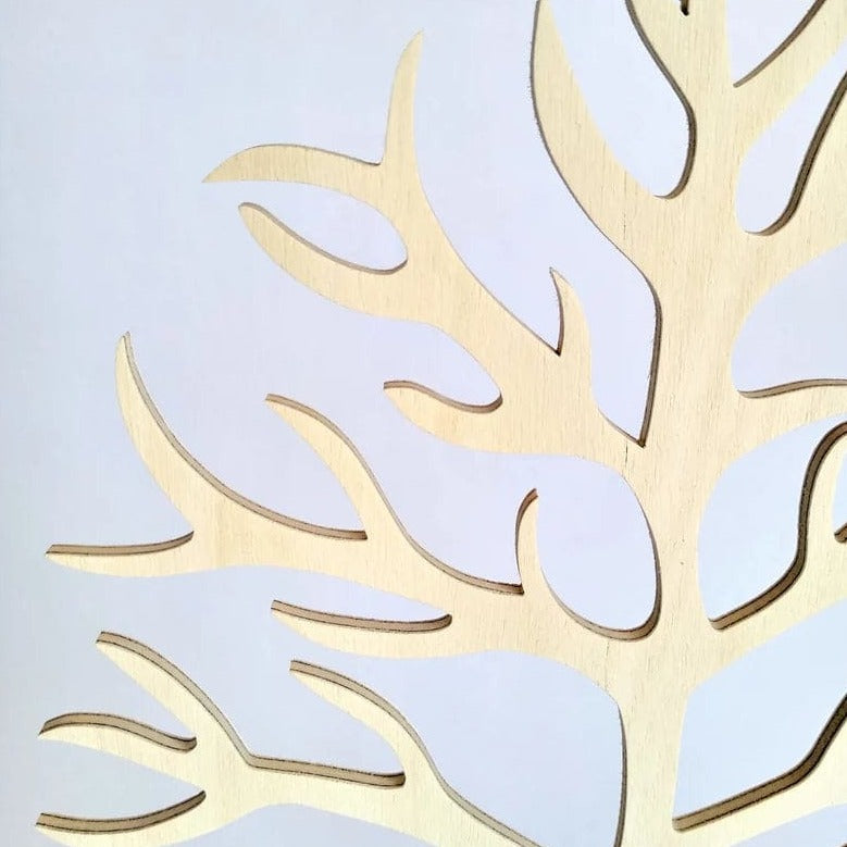 Arbre à bijoux en bois de peuplier