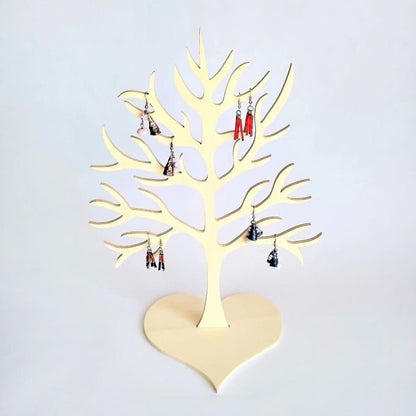 Arbre à bijoux en bois de peuplier