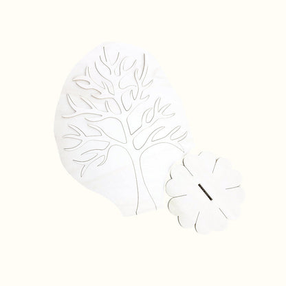 Arbre à bijoux en bois de peuplier