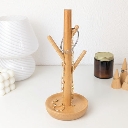 Arbre à bijoux en bois