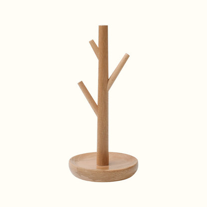 Arbre à bijoux en bois