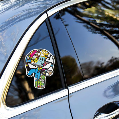 AUTOCOLLANT VOITURE CARROSSERIE | Skull Stick™
