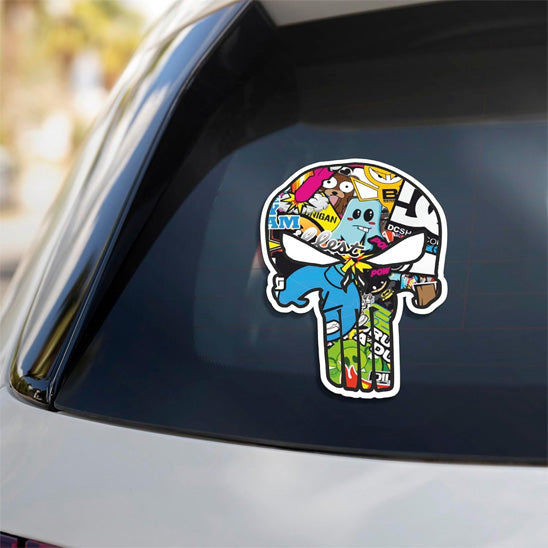 AUTOCOLLANT VOITURE CARROSSERIE | Skull Stick™