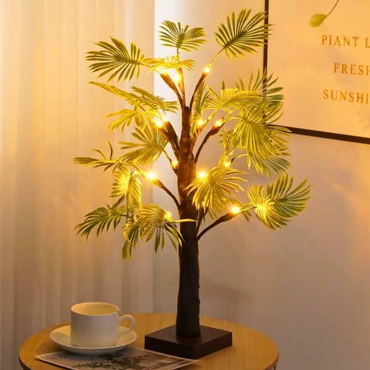 Guirlande LED Palmier de Noël - Lumières Décoratives pour Fêtes et Noël