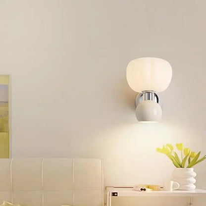 Applique Murale LED Moderne Crème – Lampe Décorative Énergie-Efficace pour Salon et Chambre