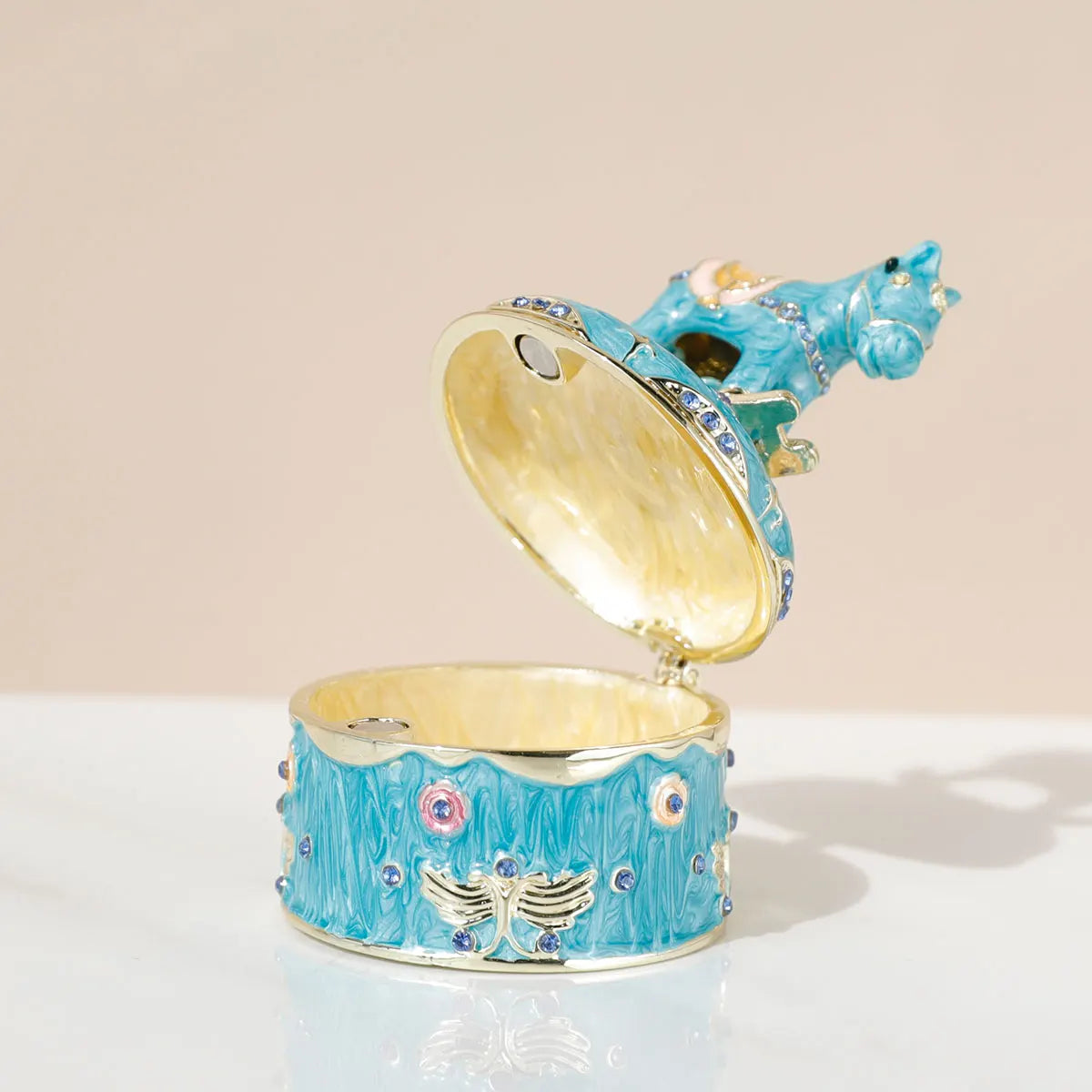 Boite à bijoux cheval à bascule