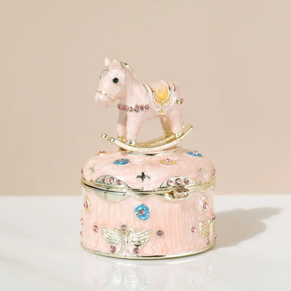 Boite à bijoux cheval à bascule