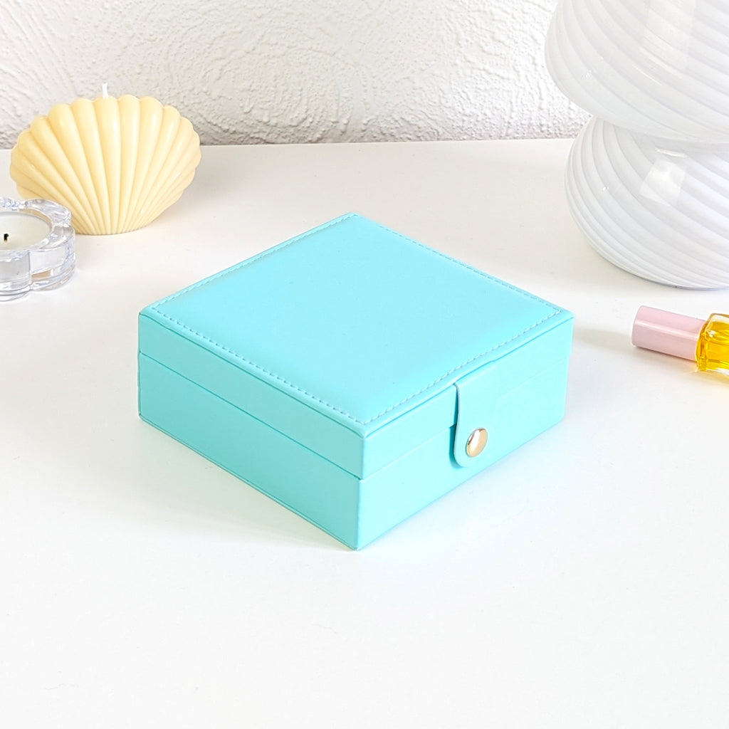 Boite à bijoux de voyage carré