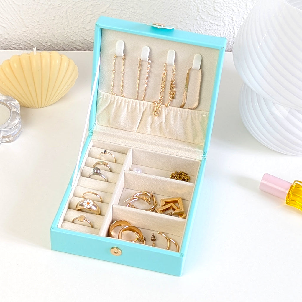 Boite à bijoux de voyage carré