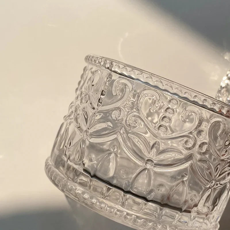 Boîte à bijoux couronne en verre