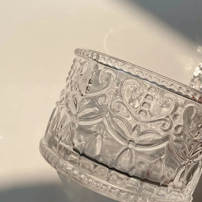 Boîte à bijoux couronne en verre