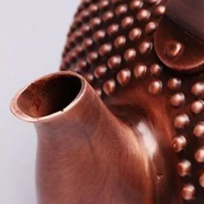 Bouilloire en cuivre émaillé