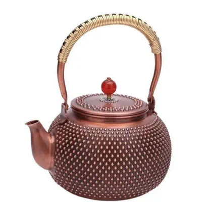 Bouilloire en cuivre émaillé