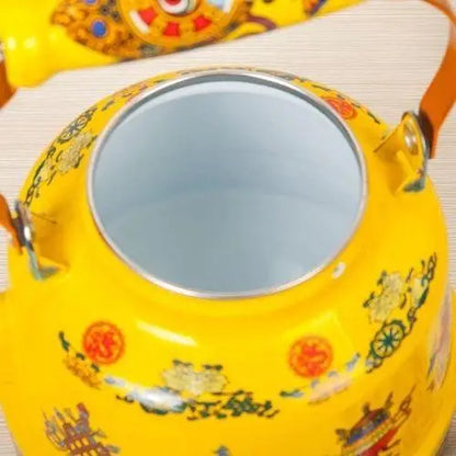 Bouilloire vintage Symboles bouddhistes