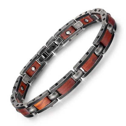 Bracelet magnetique bois - Slim Acajou Bracelet