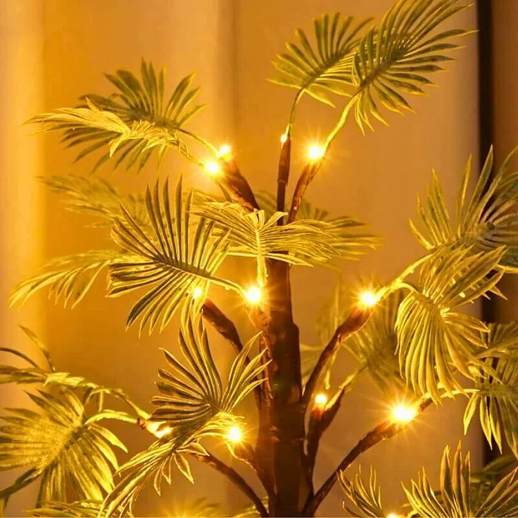Guirlande LED Palmier de Noël - Lumières Décoratives pour Fêtes et Noël