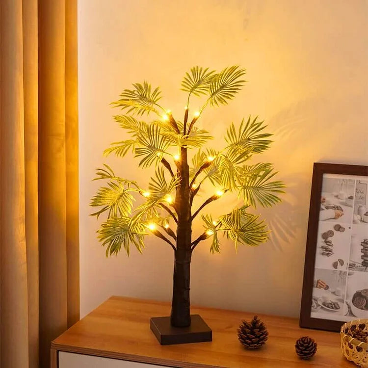 Guirlande LED Palmier de Noël - Lumières Décoratives pour Fêtes et Noël