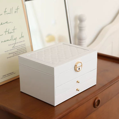 Coffret à bijoux design avec tiroirs