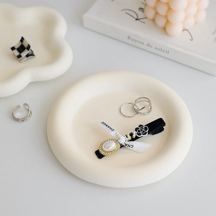 Coupelle à bijoux aesthetic en gypse