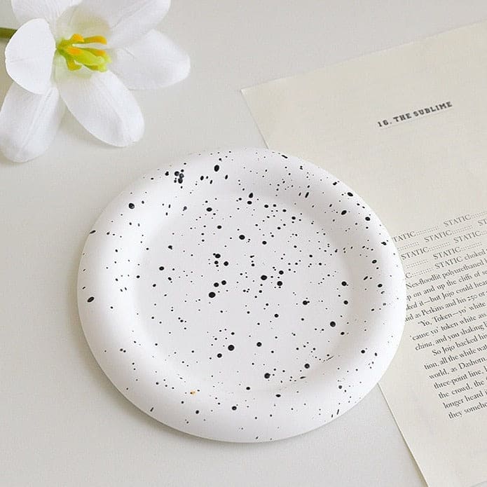 Coupelle à bijoux aesthetic en gypse