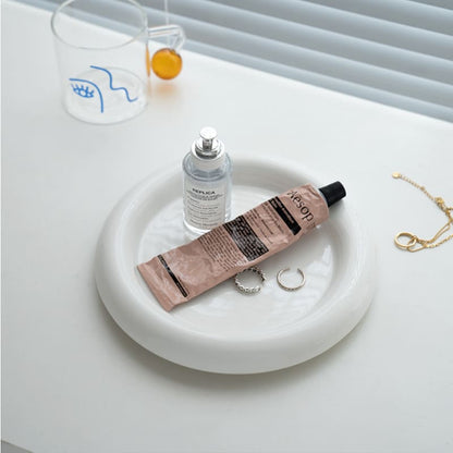 Coupelle à bijoux blanche en céramique