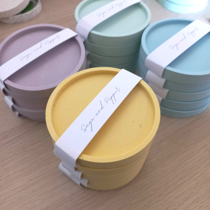 Coupelle à bijoux confettis en jesmonite