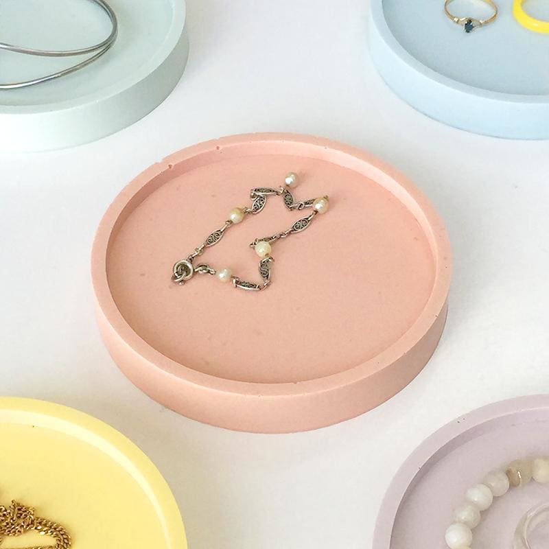 Coupelle à bijoux confettis en jesmonite