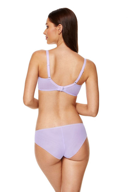 Soutien-gorge balconnet invisible avec armature violet